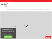 Tablet Screenshot of luxurystudio.ro